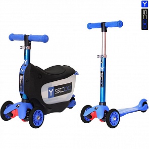 Каталка-самокат 3 в 1 Y-Scoo Mini Jump&Go, темно-синий (Y-Scoo, 5849rt) Каталка-самокат 3 в 1 Y-Scoo Mini Jump&Go, темно-синий (Y-Scoo, 5849rt)